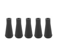 Baxnore Punte di Freccia in Gomma 5 Pezzi 6 mm Punte morbide smussate Punte Larghe Punte di Freccia per tiro con l' per Attrezzature da Allenamento sicure durevoli per Legno Fibra (Nera)