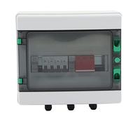 Baxnore PV Combiner Box Solar Panel Combiner Box 1 String Input 1 Output IP65 with Protector And DC for MPPT Converter Solar Energy System