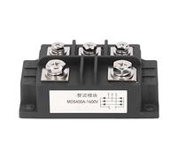 Baxnore Raddrizzatore a ponte 1600V 5 terminali Modulo raddrizzatore ad alta potenza 400A per rettifica trifase a onda intera Struttura saldata Durevole e portatile
