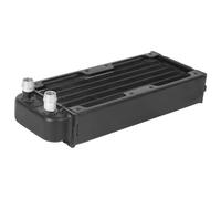 Baxnore Radiatore di raffredmento ad acqua industriale, nero in alluminio Prevenire le superfici, scambiatore di calore sigillato in brasatura a vuoto per GPU CPU per computer, app