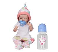 Baxnore Realistica bambola rinata per ragazza 12 pollici in silicone Realistico Soft Touch Arti mobili Sicuro Non per giochi di ruolo Regali per compagni di giochi per il bagnetto