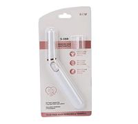 Baxnore Rifinitore elettrico per bikini per donna Depilazione indolore Design angolato sicuro Uso a secco Portatile con luce LED e pettine limitatore Materiale ABS