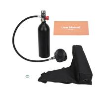 Baxnore S401 Set di valvole Professionali per Immersioni subacquee Respiratore con bombola di Ossigeno ad Alta Pressione con manometro per Lo Snorkeling e l'esplorazione Subacquea (S401)