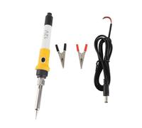 Baxnore Saldatore per auto portatile 12V 40W con clip Strumento di saldatura elettrico leggero in ceramica a riscaldamento rapido per riparazioni di cablaggi esterni e progetti fai