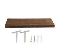 Baxnore Scaffali galleggianti in legno di Paulownia montato a parete, portapacchi per il salotto per soggiorno, organizzatore di display multifunzionale con hardware (40 * 14 * 2cm)