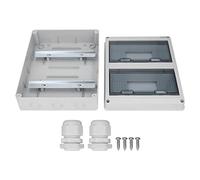 Baxnore Scatola interruttore automatico a 24 vie Coperchio trasparente Protezione IP65 Custodia per pannello di distribuzione in plastica ABS per uso elettrico commerciale di fabbr