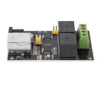 Baxnore Scheda relè Internet a 2 vie Controller IP Ethernet Modulo interruttore remoto 10A Controllo casa intelligente per motori luci Apparecchiature elettriche 2,7x1,8 pollici