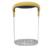 Baxnore Schiacciapatate manuale in acciaio inossidabile di livello professionale, strumento da multiuso per preparare alimenti, purea di frutta, purè di verdure, resistente alla r