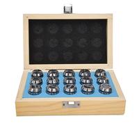 Baxnore Set collezione a molla ER25 15 pezzi 2 a 16 mm, Chuck in acciaio al carbonio, gamma di bloccaggio, Collette CNC di precisione per fresatura, incisione, perforazione oper