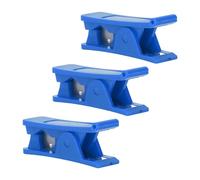 Baxnore Set di 3 taglierine professionali per tubi in PTFE, in plastica ABS resistente, per il taglio di tubi in nylon, PVC, PU e PE da 1/8 a 3/4 di pollice. Tagli lisci e puliti o (Blu)
