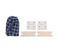 Baxnore Set di carte per tessitura a tavolette, qualità premium, carta liscia e durevole, accessori per tessitura in legno composito, per appassionati di fai da te, principianti, 3