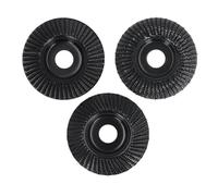 Baxnore Set di dischi per intaglio del legno da 3 pezzi Ruote per smerigliatrice angolare in acciaio al carbonio 100mm 22mm ID per la lavorazione del legno Intaglio Modellatura di