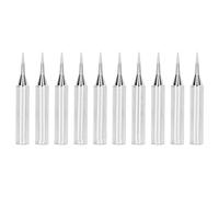 Baxnore Set di ricambio per punte per saldatore da 10 pezzi, riscaldamento interno universale, punte in rame ad alte prestazioni per stazione di saldatura elettrica, calore durevol (Scrivo (testa