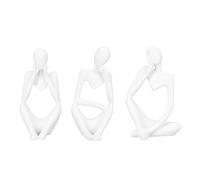 Baxnore Set di statue del pensatore, scultura astratta, collezione di arte design vuota per la casa decorazione per ufficio per i colleghi di amici