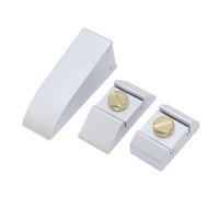 Baxnore Set di supporti per levigatrice manuale per carichi pesanti, trapezio professionale, forma cuneiforme smussata, morsetto per levigatura manuale in lega di alluminio, per la