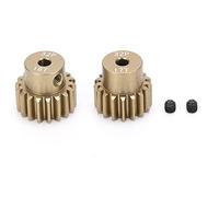 Baxnore Set pignone 32P Ingranaggio motore ad alte prestazioni 3.175mm Accessori auto RC in lega di alluminio antiruggine per motore brushless in scala 1/10 con viti di installazio (17-18T)