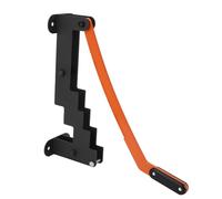 Baxnore Splitter di tronchi montati a parete, splitter per legna manuale in acciaio per carbonio con anello, taglierina in legno che salva lavoro per il campeggio