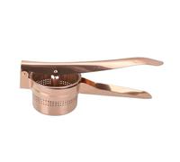 Baxnore Spremiagrumi in acciaio inossidabile, resistente, con manico lungo, spremiagrumi manuale, agrumi, lime, arancia, succo per, bar, ristorante (Oro rosa)