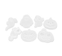 Baxnore Stampo di silicone di Halloween set morbido flessibile flessibile riutilizzabile fai -da -te lampada a ciondolo stampo artigianale per decorazioni di Halloween feste bombon