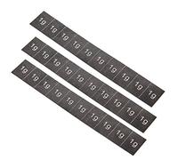 Baxnore Strisce Metalliche Auto adesive con Nastro Adesivo ponderato da Golf per l'aggiunta di Potenza ed Equilibrio alle Squadre da Golf Racchette da Tennis a Badminton Rackets 3p