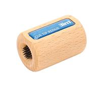 Baxnore Strumento di Riparazione della Punta della Stecca 3 in 1 Accessorio da Biliardo Professionale Multifunzionale in Acciaio Inossidabile con Manico in Legno di Pino per manute