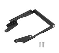 Baxnore Supporto per staffa di navigazione per telefono Supporto per telefono per moto Lega di alluminio nero Asta da 22 mm per MT09 900 FJ09 2016 2017