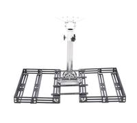 Baxnore Supporto per tetto satellitare rettangolare per carichi pesanti Girevole a 360 gradi Inclinazione di 160 gradi Kit di montaggio per antenna regolabile per mini antenna stan