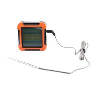 Baxnore Termometro Per Carne Digitale Con Sonda Lunga Termometro Per Griglia Aggiornato Touch Control Schermo LCD Retroilluminazione Timer Avviso Per Cottura Forno BBQ Esterno ABS (Impermeabile)