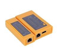 Baxnore Tester per cavi HDMI RJ45 Localizzatore di rete digitale portatile Strumento di test multifunzione per la configurazione della rete Home Theater ABS giallo