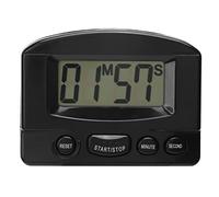 Baxnore Timer della cucina digitale con display limpido limpido con la schiena, ABS 99 Min Countdown Timer per cucinare la doccia da forno (Nero)