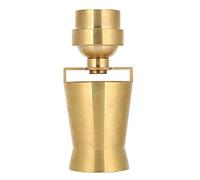 Baxnore Torre di Ghiaccio 'ugello di Fontana Acqua Spruzzano Spray Ottone Regolabile Testa a spruzzo per stagni e fontane da 1,5 Pollici di 1,6 m Diametro di Copertura