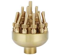 Baxnore Ugello per Fontana Regolabile, irrigatore da Giardino in Rame a 3 Livelli, di Alta qualità, multistadio, per laghetti da Giardino, Decorazioni per Giardini, Dimensioni 16x11x11 cm