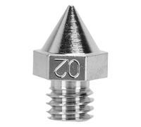 Baxnore Ugello per stampante 3D adatto per Raise3D N Pro2 Pro3 Serie E2 Punta da 0,2 mm Accurata placcatura Ni in lega temprata Parti di ricambio per stampanti Raise3D Stampa ad al
