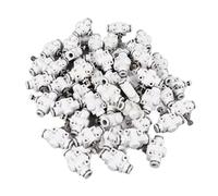 Baxnore Valvola di controllo del flusso d'aria 50 pezzi Regolatore diritto ad alta precisione Connettore rapido per tubi in nylon PU Condutture dell'aria Attrezzature per l'automa