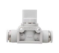 Baxnore Valvola di intercettazione in plastica HVFF Accoppiamento rapido Valvola di controllo del flusso resistente all'alta pressione per sistemi di automazione pneumatica Opzione (8)