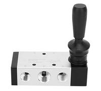 Baxnore Valvola pneumatica industriale 4H31010 Interruttore di comando a leva manuale a tirante Corpo in lega di alluminio durevole per sistemi di automazione di fabbrica Porte PT3