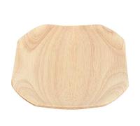 Baxnore Vassoio da portata quadrato in legno per sushi con design naturale ed elegante, piatto multiuso per la casa, ristorante, bar, stoviglie, leggero e durevole, 15 x 15 cm o 12 (l)