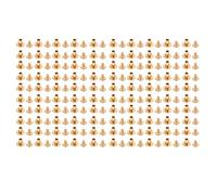 Baxnore Viti Chicago in ottone per rilegatura, 200 pezzi, rivetti a testa tonda 9,5x8 mm per lavorazione della pelle, rilegatura di libri, riparazione di album fotografici e proget (Aria)