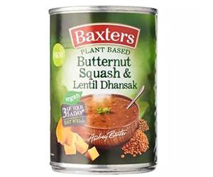 Baxters Butternut Squash & Lenticchie Dhansak 380g - Questo sapore è composto da lenticchie miste, spezie indiane, spinaci e zucca butternut