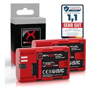 Baxxtar 2X Batteria per Canon LP-E6N LP-E6 EOS 5D Mark I-IV, 2400mAh