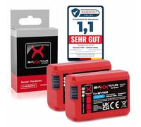 Baxxtar 2x NP-FW50 Batteria 1080mAh compatibile con Sony RX1R III DSC-RX1RM3 DSC RX10 Mark II III IV Alpha 7 7R 7II 7S A7 A7S A7R A7II A5000 A6000 A6300 A6400 A6500 ZV-E10 NEX 3 5 6 NP FW50