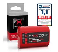 Baxxtar Batteria per Panasonic DMW-BLK22 BLK22E Batteria 2600mAh 7.2V | Batteria di ricambio per Lumix DC S9 S5 S5II S5K G9 G9II GH5 GH5II GH5S GH6 GH7, 100% identica all'originale