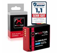 Baxxtar DMW-BLG10 Batteria di ricambio per Panasonic DMW-BLG10E DMW BLG10 1000mAh 7.2V compatibile con Panasonic Lumix DC GX9 G110 G100 TZ202 TZ101 TZ99 TZ91 GF3 GF5 GX7 GX80 LX100 II ZS70 ZS110