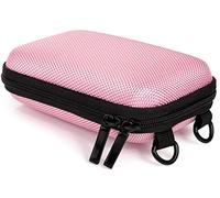 Baxxtar Hardcase PURE PINK S Borsa Custodia per fotocamere compatte con tracolla e passante per cintura - in Pink Rosa - CyberShot DSC WX350 W810 W830 - Pixpro FZ43 FZ51 FZ55 - Realishot DC5200 ...
