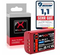 Baxxtar MaxProtect BLX-1 Batteria di ricambio 2600mAh compatibile con Olympus OM-1 OM-3 OM1 OM3 BLX1 BL-X1 BL X1 BLX 1 con sensore NTC e custodia V1 resistente al calore, ignifuga