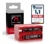 Baxxtar NP-F970 Batteria 9600mAh compatibile con videocamere Sony, indicatori LED, illuminazione, luce video, monitor, fotocamera, Battery NP-F550 NP-750 NP-F950 NPF970 NP F970