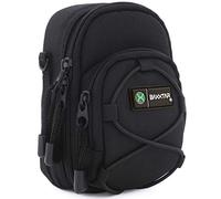 Baxxtar NUOVO V4 (Taglia L) Borsa Custodia - nero - Coolpix A900 A1000 - Lumix DC TZ202 TZ200 TZ99 TZ96 TZ95 TZ91 DMC TZ101 TZ81 LX15 - PowerShot SX730 SX740 - DSC RX100 VII