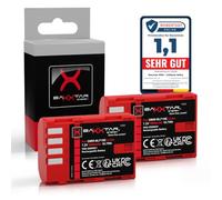 Baxxtar Pro 2X Batteria per Panasonic DMW-BLF19 BLF19E Batteria 2600mAh | Batteria di ricambio per Lumix DC G9 GH5 GH5s, DMC GH3 GH4 GH4R, Sigma BP-61, 100% identica all'originale