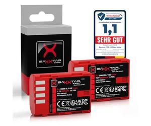 Baxxtar Pro 2X Batteria per Panasonic DMW-BLF19 BLF19E Batteria 2600mAh | Batteria di ricambio per Lumix DC G9 GH5 GH5s, DMC GH3 GH4 GH4R, Sigma BP-61, 100% identica all'originale