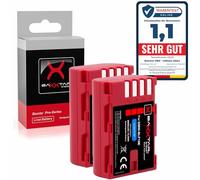 Baxxtar Pro DMW BLF19 E Batteria (2x 2400 mAh) per DC-G9 G9L G9EG G9LEG GH5 GH5L GH5M GH5S GH4 GH4A GH4H GH4M GH4R GH4U GH3 GH3A GH3H Sigma BP-61 DMWBLF19E DMW BLF19